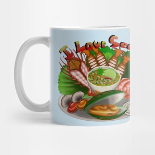 I love seafood Mug